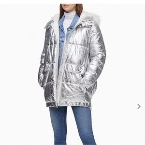 Calvin Klein silver jacket